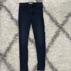 MANGO dark blue SKINNY jeans